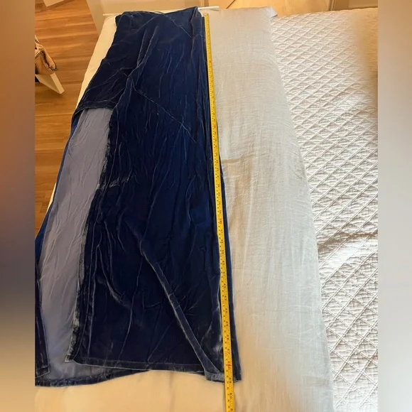 For Love & Lemons Nadine Velvet Maxi Dress LIKE NEW - Picture 10 of 14